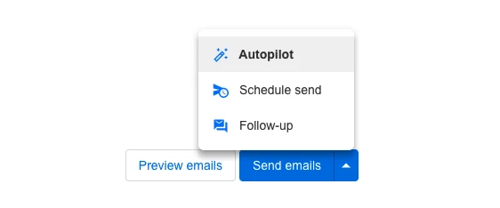 Send emails on Autopilot